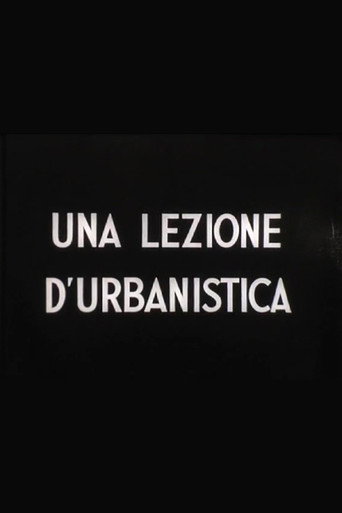 A lesson on urbanism movie poster