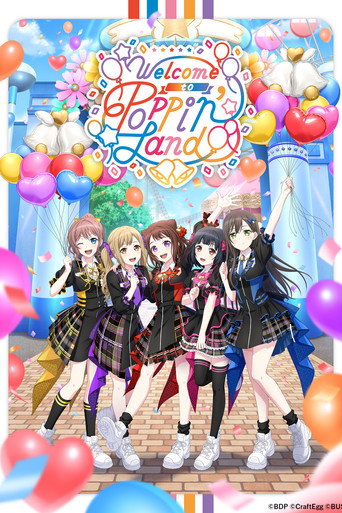 BanG Dream! 12th☆LIVE DAY1 : Poppin'Party 「Welcome to Poppin'Land」 movie poster