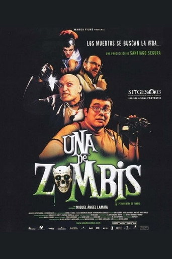 Una de zombis movie poster