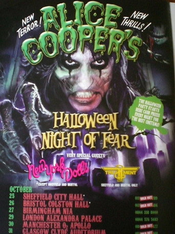 Alice Cooper: Halloween Night of Fear movie poster
