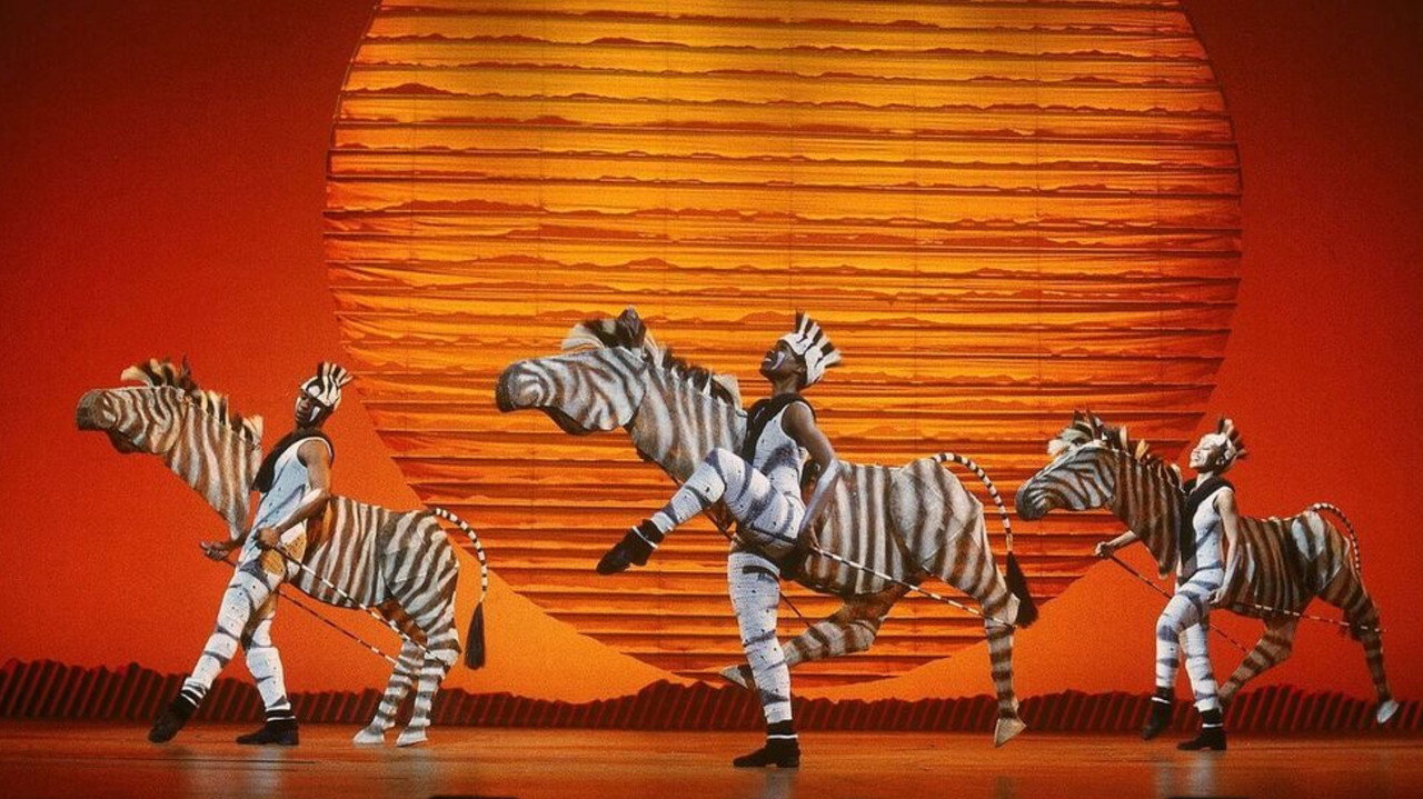 The Lion King Broadway Musical backdrop