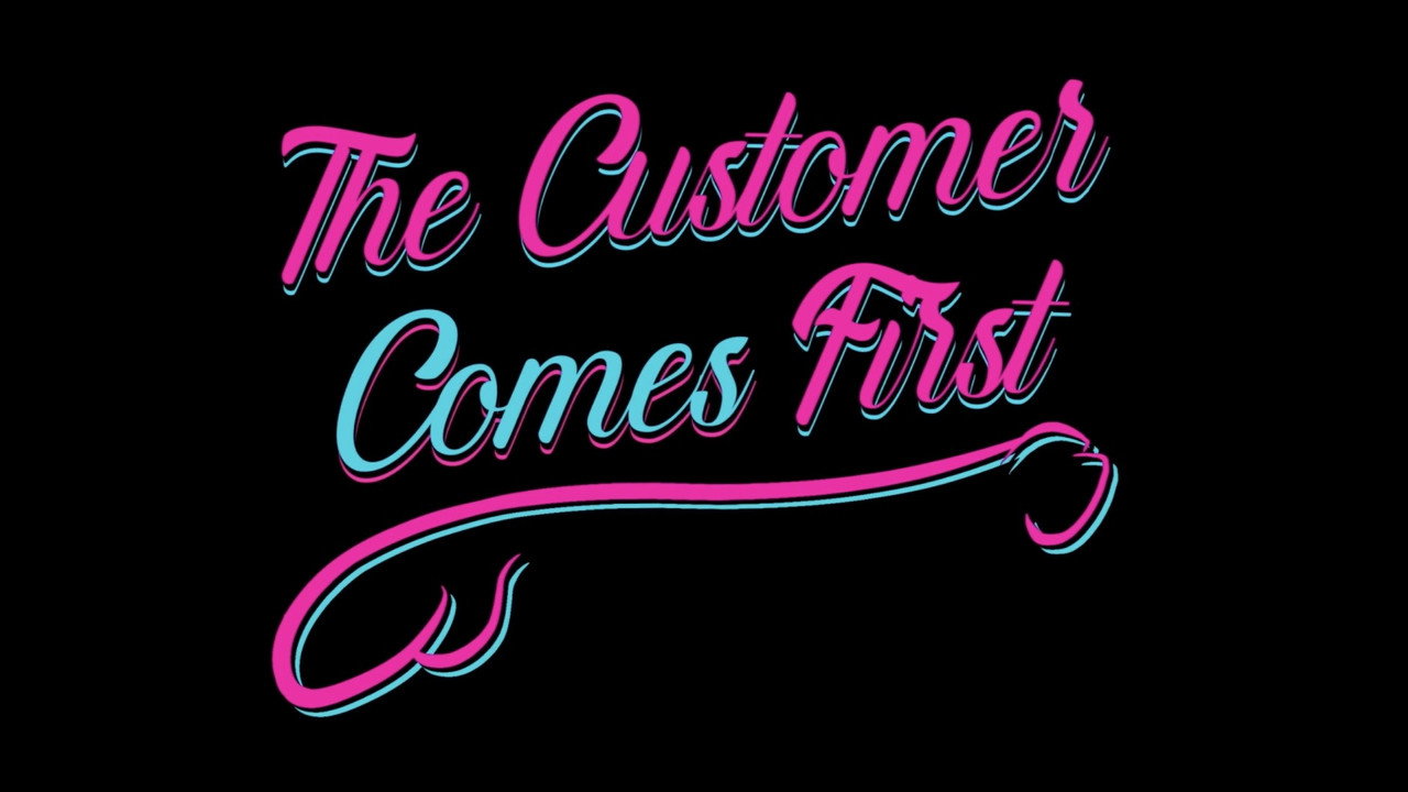 The Customer Comes First backdrop