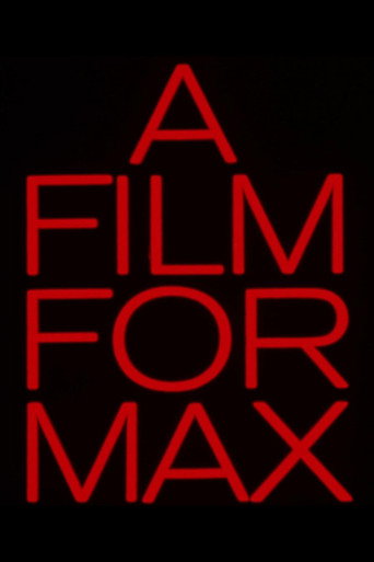 Poster for A Film for Max