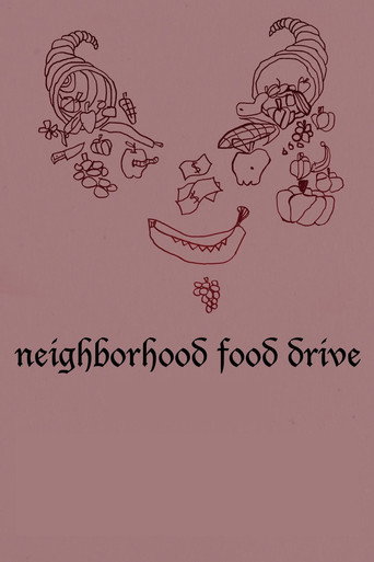 Poster for Neighborhood Food Drive