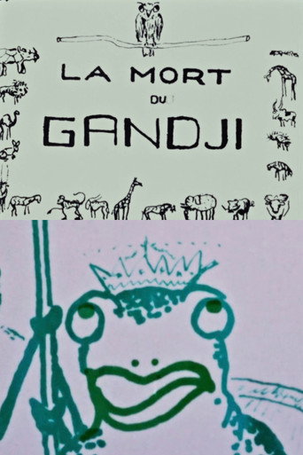 Poster for The Death of Gandji