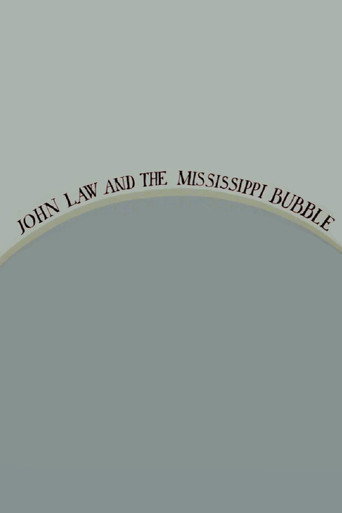 Poster for John Law and the Mississippi Bubble